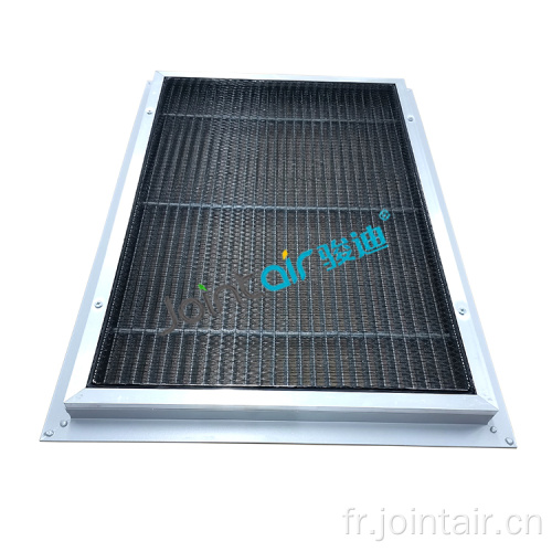 Grille de barre de sol en aluminium HVAC avec écran de filtre